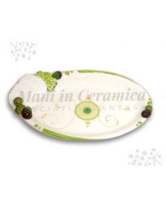 Ovalina in ceramica vietrese Ricotta Salata