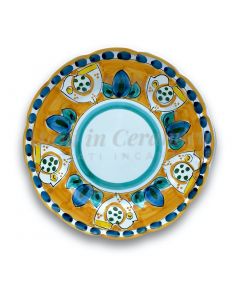 Piatto in ceramica di Vietri Pulcino New