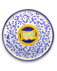 Piatto Pizza in ceramica vietrese DECORO BAROCCHETTO