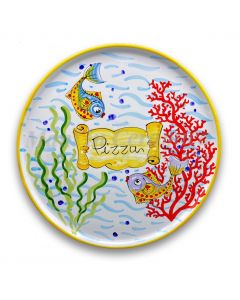 Piatto Pizza in ceramica di Vietri