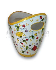 Secchiello per ghiaccio per vino in ceramica di Vietri