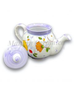 Teiera a palla in ceramica di Vietri 