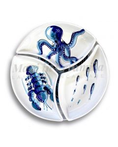 Antipastiera Girella in ceramica Vietrese