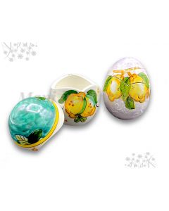 Uovo di Pasqua Contenitore in ceramica di Vietri 